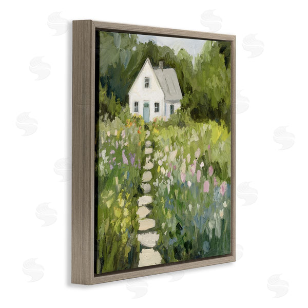 Stupell Industries Victoria Barnes | Abstract Cottage On Hill