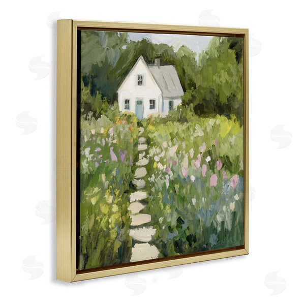 Stupell Industries Victoria Barnes | Abstract Cottage On Hill