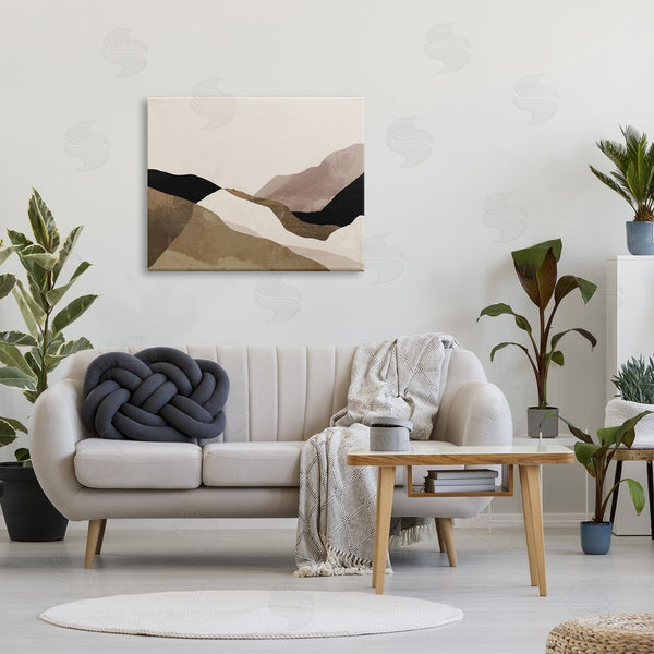 Stupell Industries Victoria Barnes | Abstract Desert Dunes Collage Wall Art