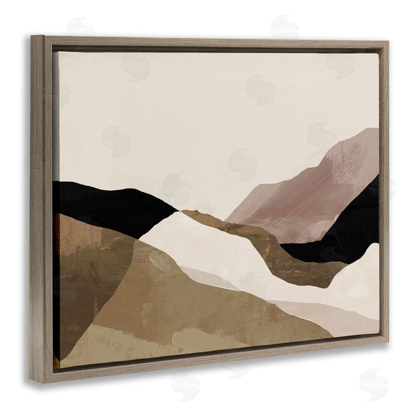 Stupell Industries Victoria Barnes | Abstract Desert Dunes Collage Wall Art