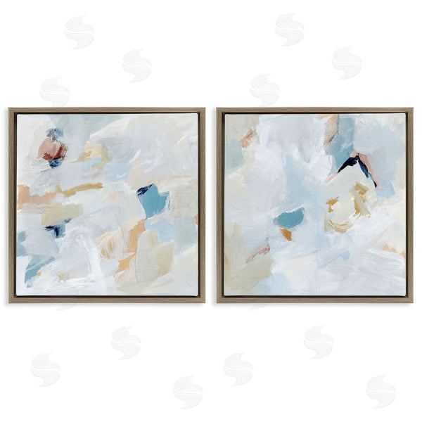 Stupell Industries Victoria Barnes | Abstract Hint Of Blue Clouds Wall Art