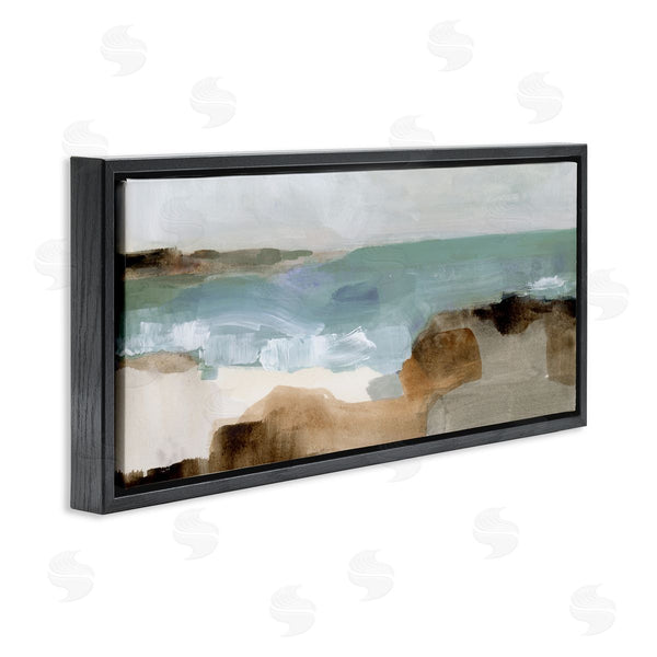 Stupell Industries Victoria Barnes | Abstract Ocean Wave Landscape Wall Art