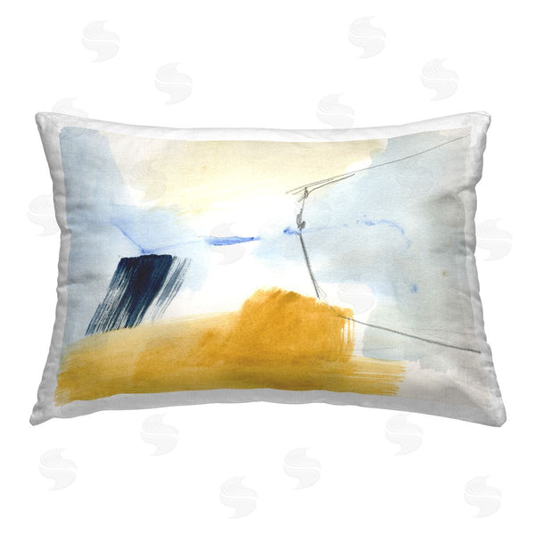 stupell industries Victoria Barnes | Abstract Paint Yellow Accent