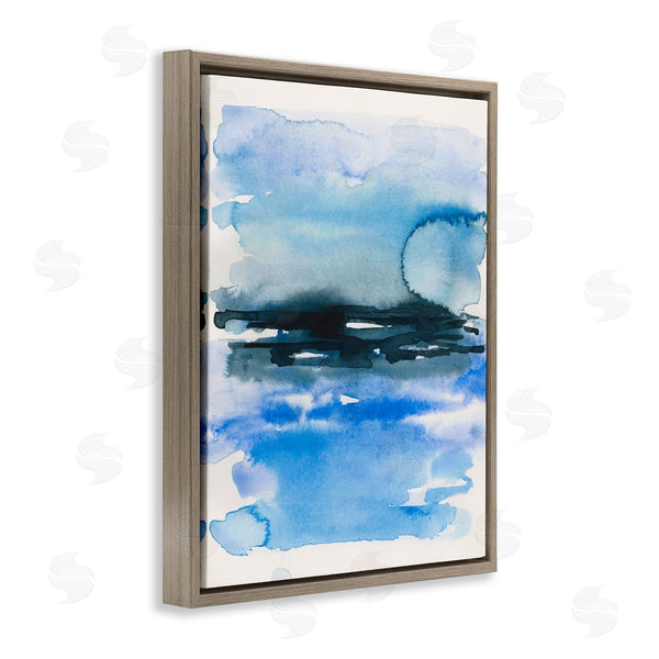 Stupell Industries Victoria Barnes | Abstract Sea Scape Watercolor