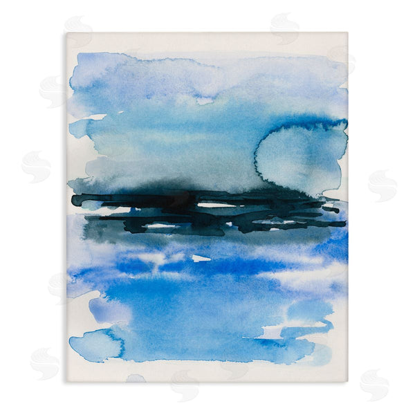 stupell industries Victoria Barnes | Abstract Sea Scape Watercolor