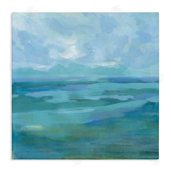 stupell industries Victoria Barnes | Abstract Sea Waves Landscape Wall Art