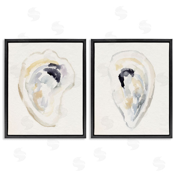Stupell Industries Victoria Barnes | Abstract Watercolor Detail Oyster Shell Wall Art