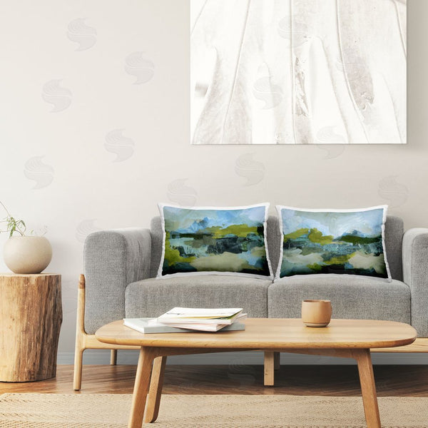Stupell Industries Victoria Barnes | Abstraction With Green Details
