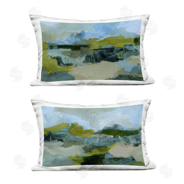 Stupell Industries Victoria Barnes | Abstraction With Green Details