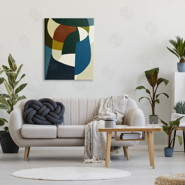 Stupell Industries Victoria Barnes | Asymmetrical Geometric Shapes Wall Art
