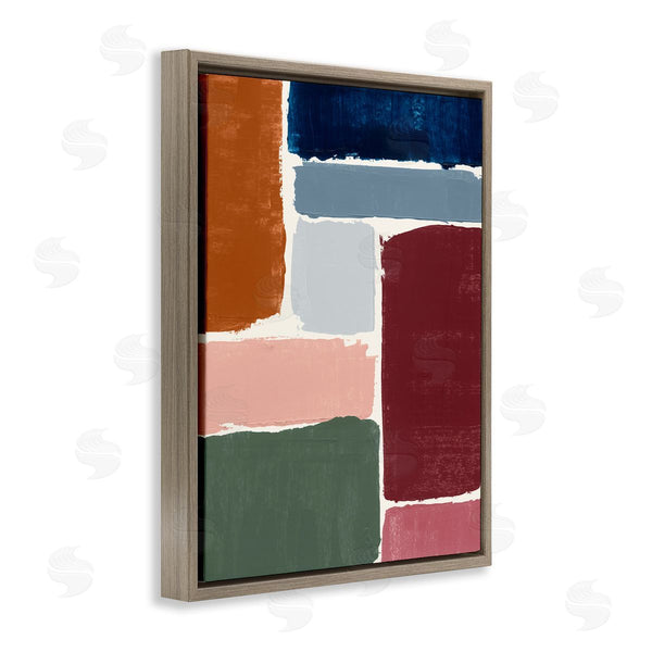 Stupell Industries Victoria Barnes | Asymmetrical Shapes Pattern