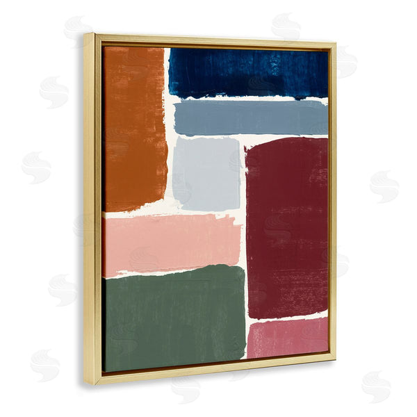 Stupell Industries Victoria Barnes | Asymmetrical Shapes Pattern