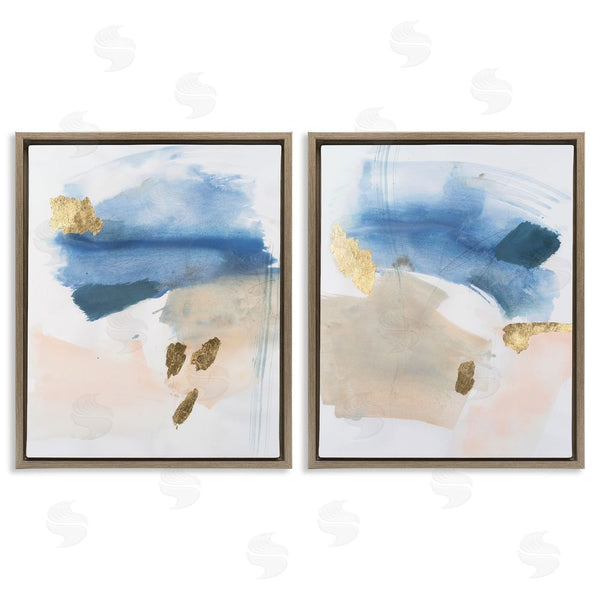 Stupell Industries Victoria Barnes | Beach Themed Abstraction Wall Art