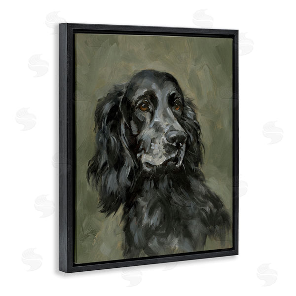 Stupell Industries Victoria Barnes | Black Cocker Spaniel Wall Art
