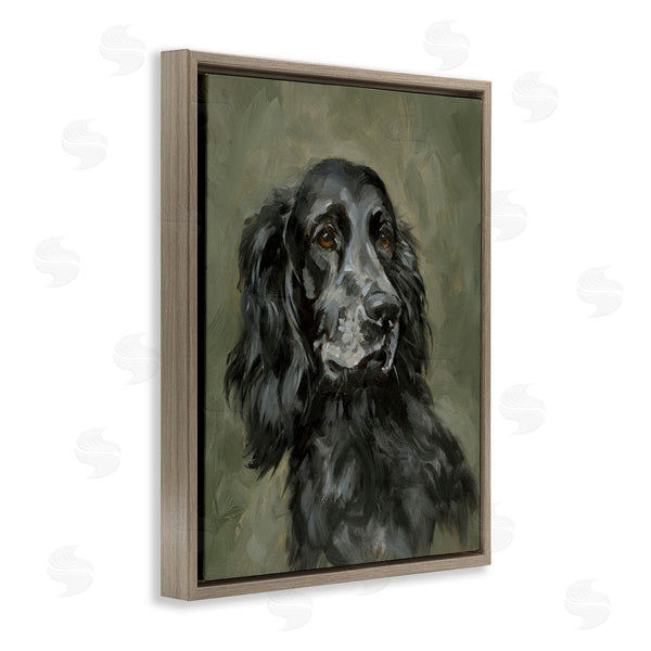Stupell Industries Victoria Barnes | Black Cocker Spaniel Wall Art