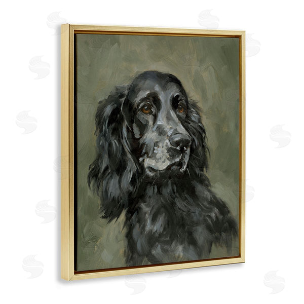 Stupell Industries Victoria Barnes | Black Cocker Spaniel Wall Art