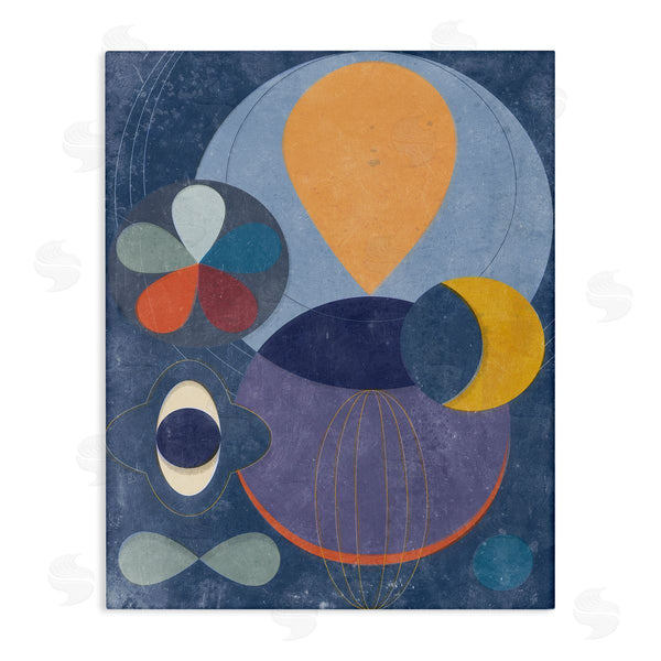 stupell industries Victoria Barnes | Blue Retro Collage