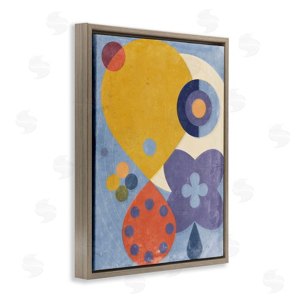 Stupell Industries Victoria Barnes | Blue & Yellow Retro