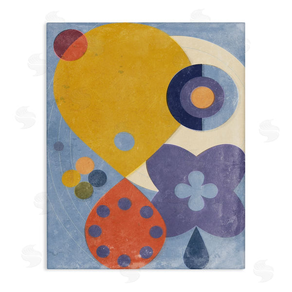 stupell industries Victoria Barnes | Blue & Yellow Retro