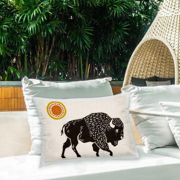 Stupell Industries Victoria Barnes | Boho Bison Silhouette