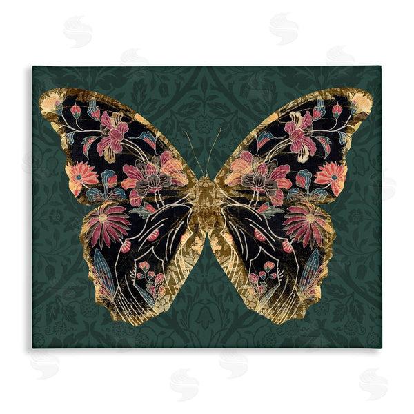 stupell industries Victoria Barnes | Botanical Pattern Butterfly Wall Art