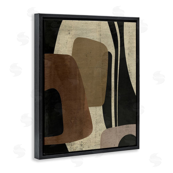 Stupell Industries Victoria Barnes | Brown Retro Abstraction Wall Art