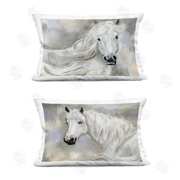 stupell industries Victoria Barnes | Charming White Horses