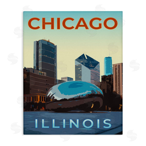 stupell industries Victoria Barnes | Chicago Bean Landmark