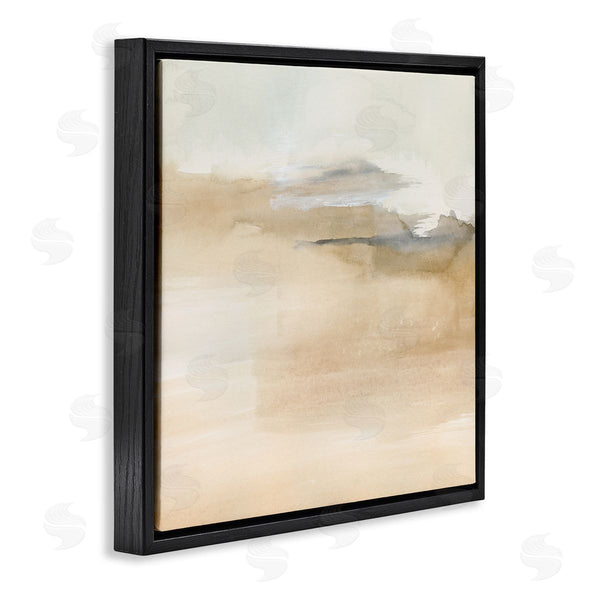 Stupell Industries Victoria Barnes | Cinnamon Shores Abstract Landscape Soft Neutral Tones Wall Art