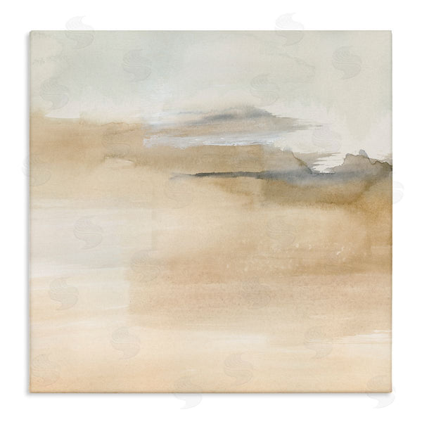 stupell industries Victoria Barnes | Cinnamon Shores Abstract Landscape Soft Neutral Tones Wall Art