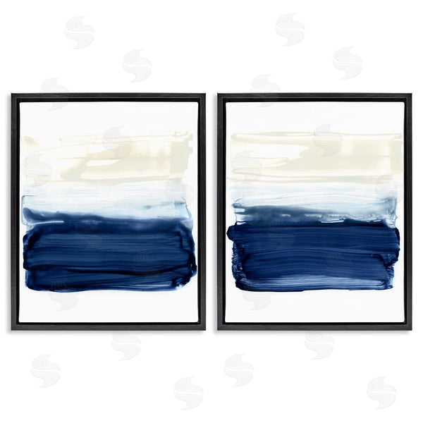 Stupell Industries Victoria Barnes | Coastal Brushstrokes Abstract Beach