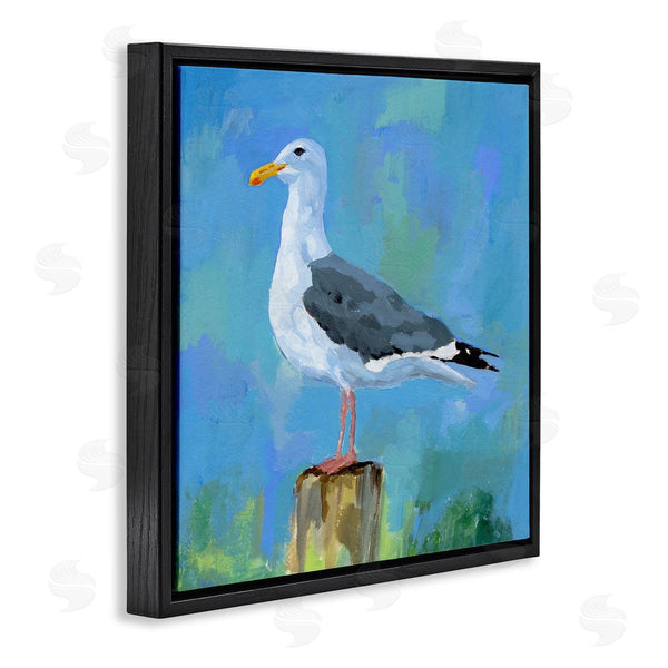 Stupell Industries Victoria Barnes | Coastal Seagull Painting Wall Art