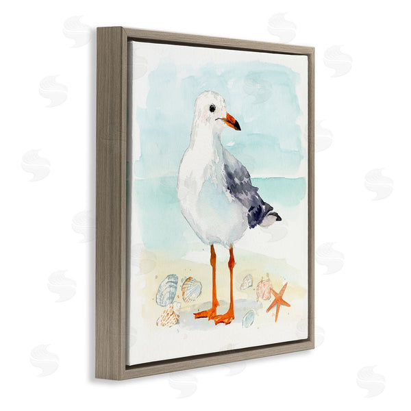 Stupell Industries Victoria Barnes | Coastal Seagull & Shells