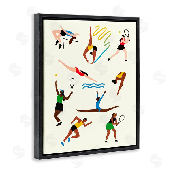 Stupell Industries Victoria Barnes | Collage Of Summer Outdoor Sports