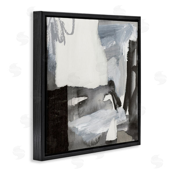 Stupell Industries Victoria Barnes | Contemporary Collaged Shapes Scribble Painting Design Wall Art