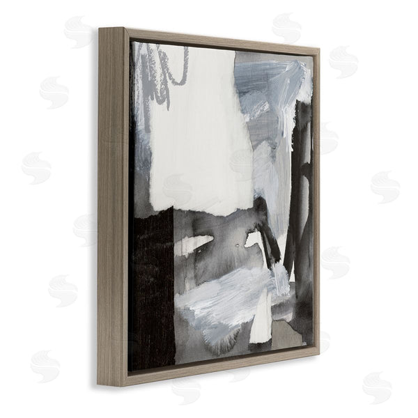 Stupell Industries Victoria Barnes | Contemporary Collaged Shapes Scribble Painting Design Wall Art