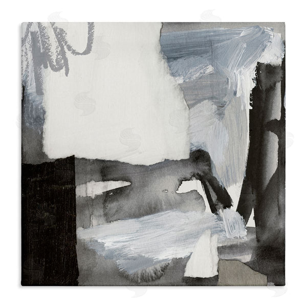 stupell industries Victoria Barnes | Contemporary Collaged Shapes Scribble Painting Design Wall Art