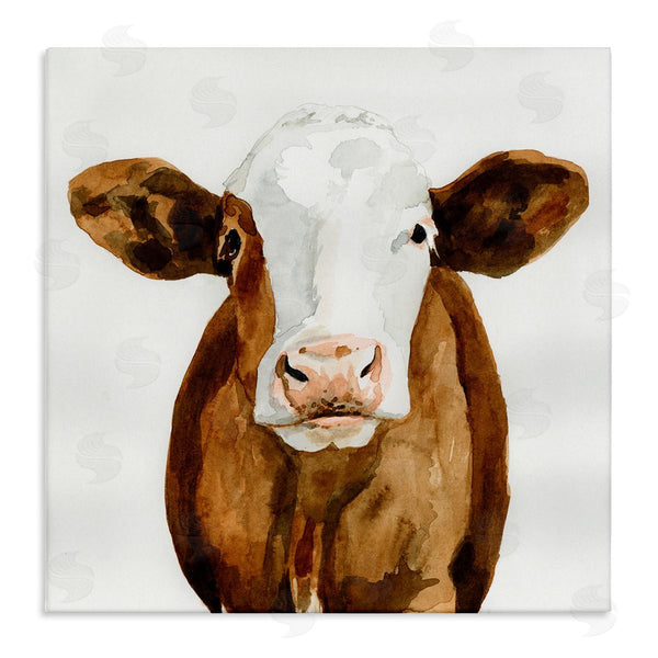 stupell industries Victoria Barnes | Country Cow Minimal Portrait