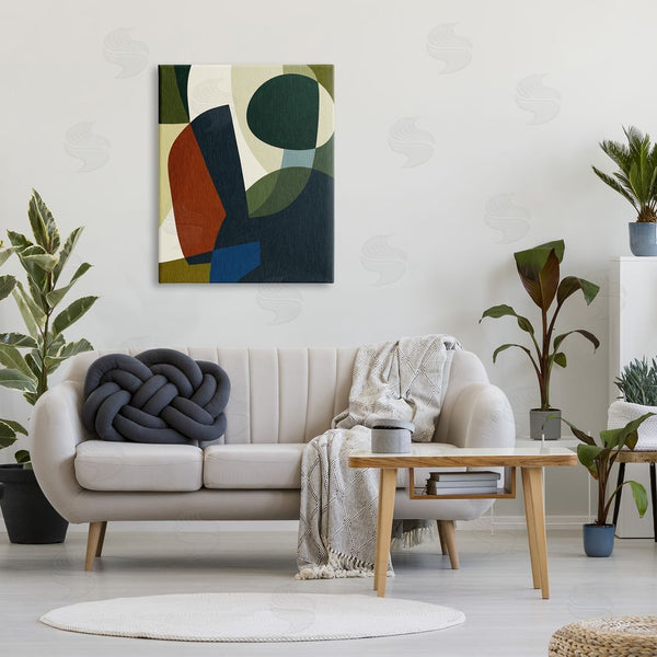 Stupell Industries Victoria Barnes | Dark Geometric Pattern Wall Art