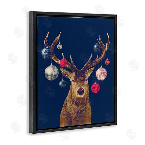Stupell Industries Victoria Barnes | Deer And Shining Ornaments