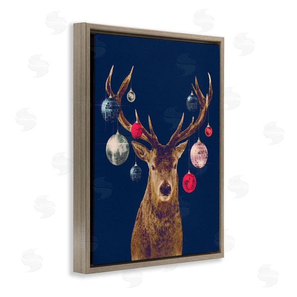 Stupell Industries Victoria Barnes | Deer And Shining Ornaments