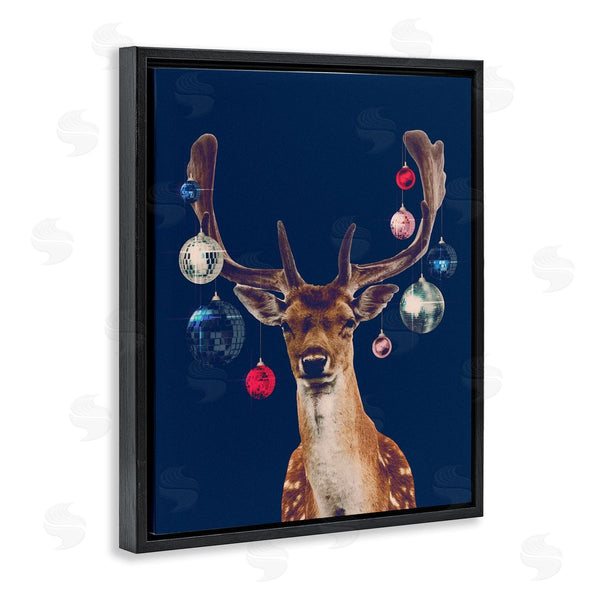 Stupell Industries Victoria Barnes | Deer With Dazzling Ornaments