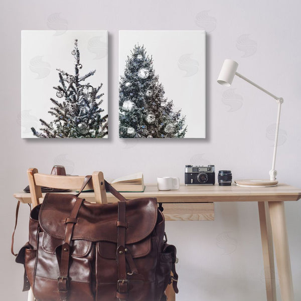 Stupell Industries Victoria Barnes | Disco Ball Christmas Tree Wall Art