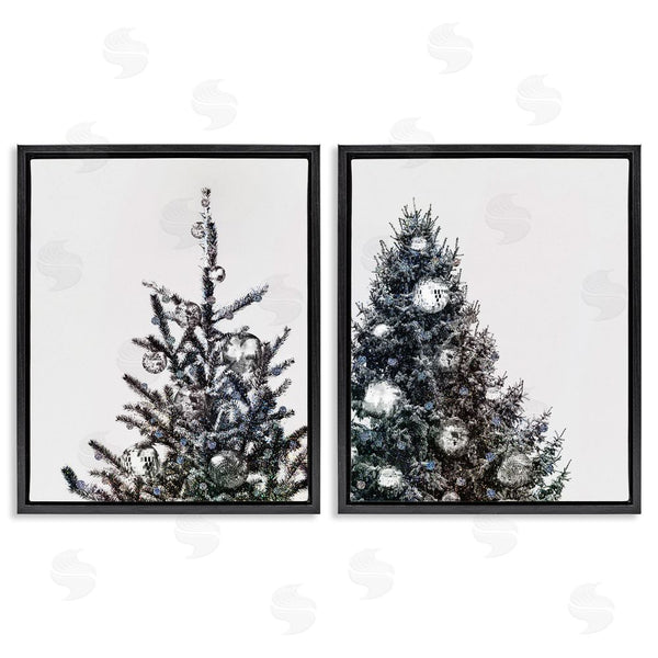 Stupell Industries Victoria Barnes | Disco Ball Christmas Tree Wall Art