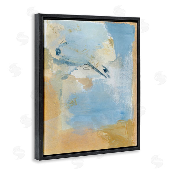Stupell Industries Victoria Barnes | Distressed Gold And Blue Wall Art