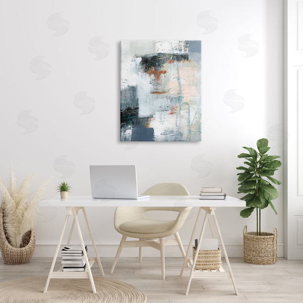 Stupell Industries Victoria Barnes | Dynamic Fort Architecture Abstraction Dense Layered Shapes Wall Art