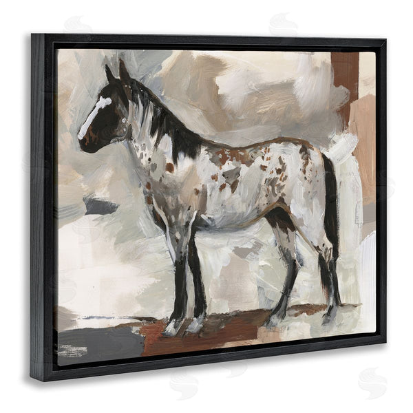 Stupell Industries Victoria Barnes | Expressionist Earthy Horse Portrait