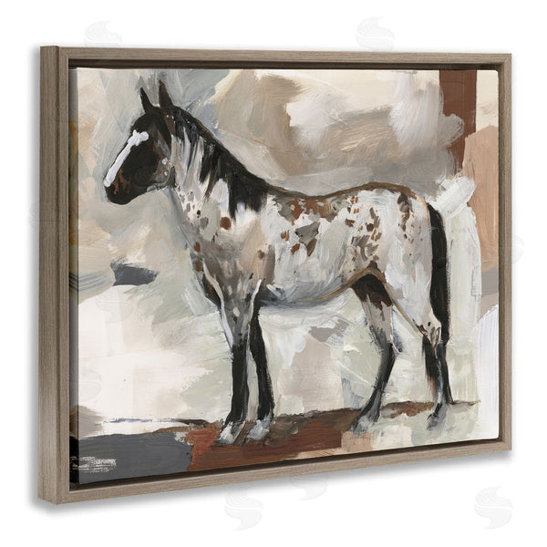 Stupell Industries Victoria Barnes | Expressionist Earthy Horse Portrait