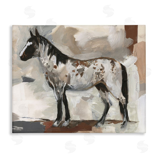 stupell industries Victoria Barnes | Expressionist Earthy Horse Portrait