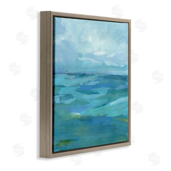 Stupell Industries Victoria Barnes | Flowing Ocean Tide Abstract Wall Art